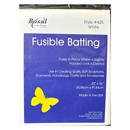 Bosal Duet Double Sided Fusible Polyester Batting 22in x 1yd