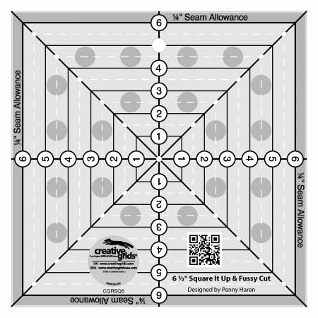 Creative Grids Square or Fussy 6-1/2 Inch CGRSQ6