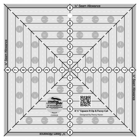 Creative Grids Square or Fussy 8-1/2 Inch CGRSQ8