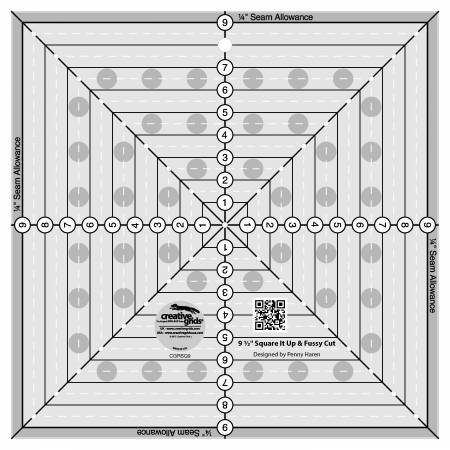 Creative Grids Square or Fussy 9 1/2 Inch CGRSQ9