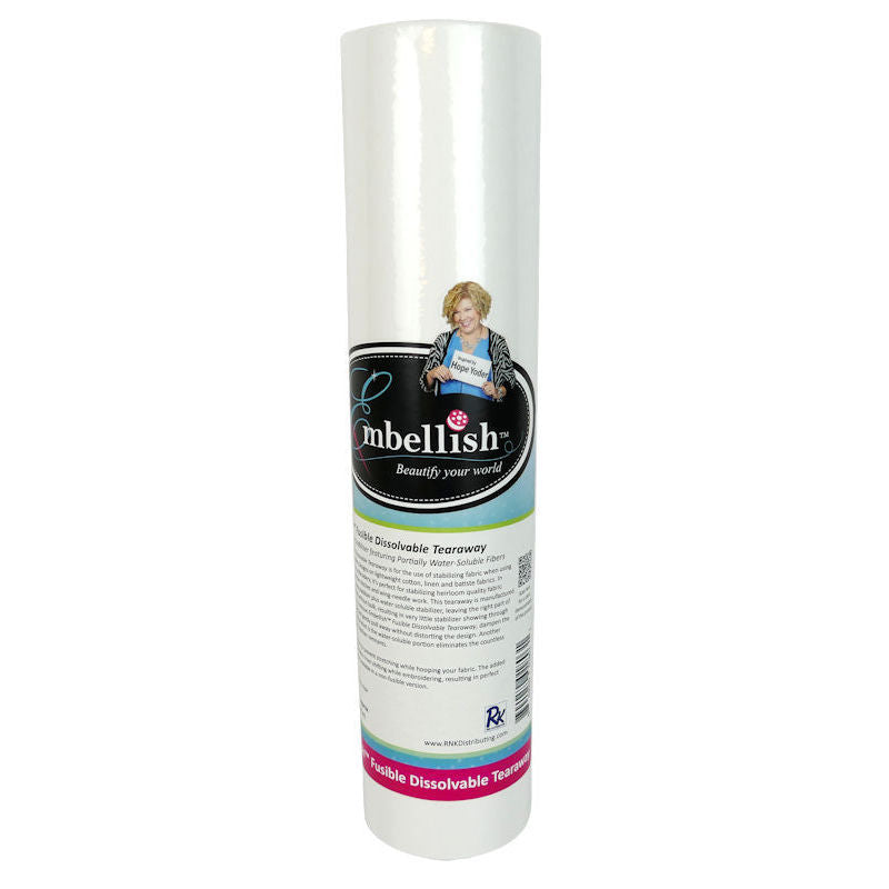 Embellish Fusible Dissolvable Tearaway Stabilizer