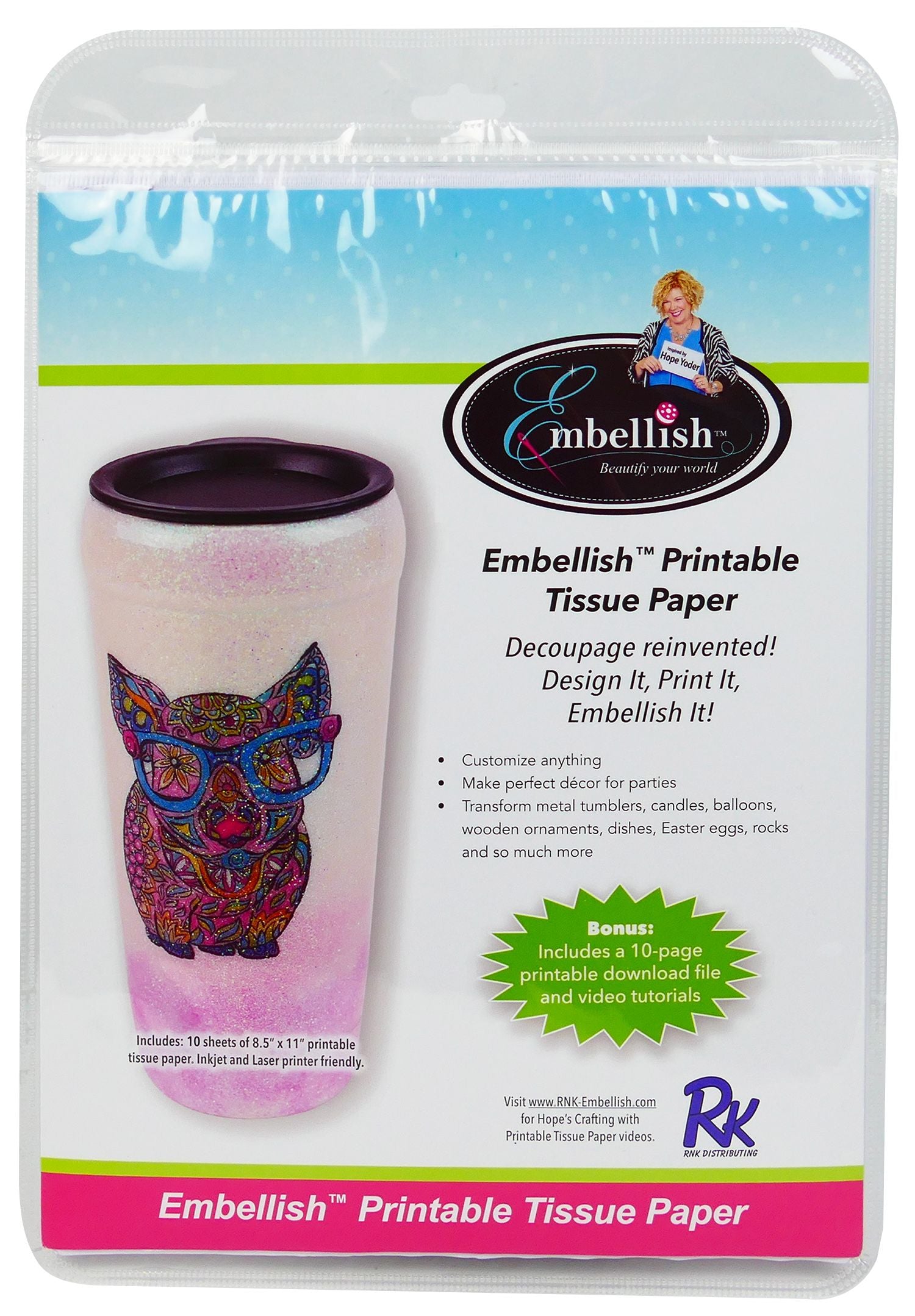 Embellish Printable Tissue Paper EMPT-811 EMPT-811