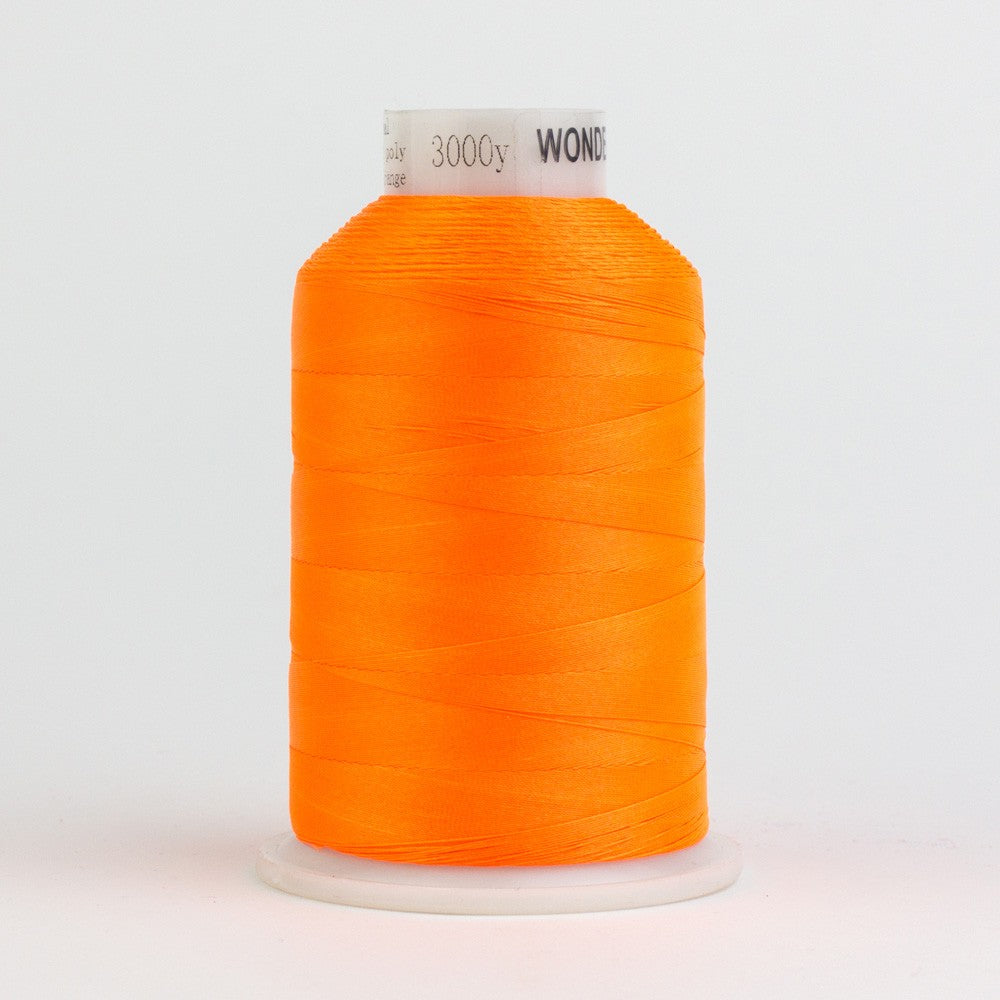 Wonderfil Fabulux Thread 04 Neon Orange  765yd/700m