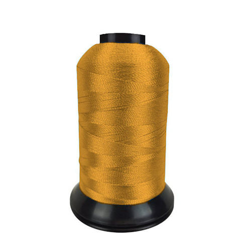 Floriani 12wt Polyester Thread 0524 Old Athletic Gold  400m