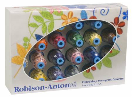 Robison Anton Gift Set 40wt Polyester Thread 24 Spools GGP2021