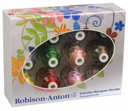 Robison Anton Gift Set 40wt Rayon Thread 12 Sp GGR2022