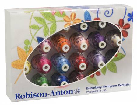 Robison Anton Gift Set 40wt Rayon Thread 24 Sp GGR2023