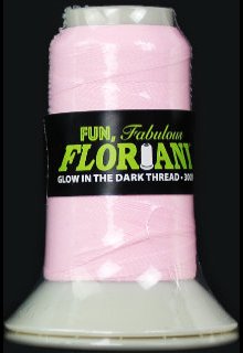 Floriani Glow In The Dark Thread GL02 Pink  300m