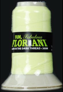 Floriani Glow In The Dark Thread GL05 Yellow  300m