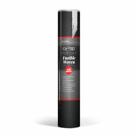 OESD Fusible Woven Cutaway Black Stabilizer