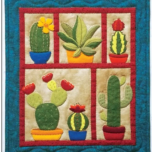 Succulents Wall Quilt Kit from Rachels of Greenfield