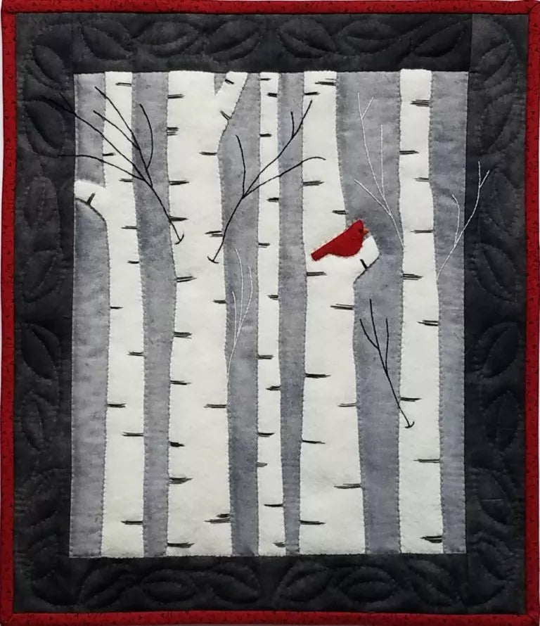 Birches Wall Quilt Kit from Rachels Of Greenfield 13in x 15in