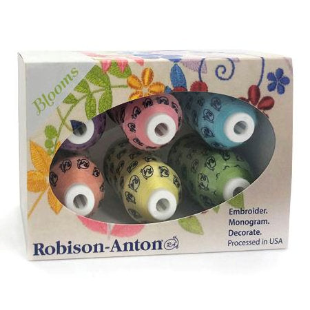 Robison Anton 40wt Rayon 6 Spool Set Blooms KT00650001