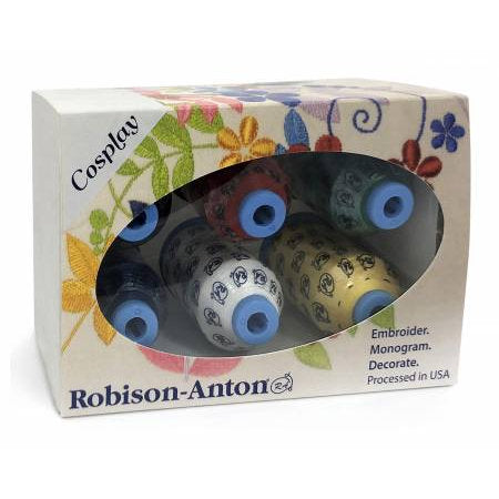 Robison-Anton top Metallic Mini King 6 Spool Gift Pack - Dazzle