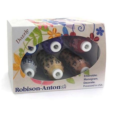 Robison Anton J Metallic 6 Spool Set Dazzle KT00658001