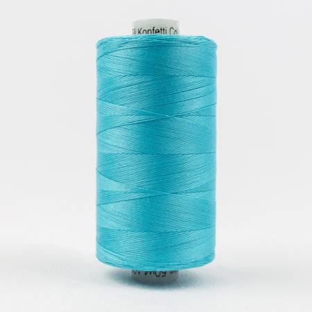 WonderFil Konfetti Thread 608 Medium Peacock Blue  1000m