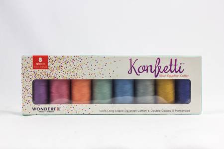 Wonderfil Konfetti Shaded Velvet Thread Set KTB-03SDVLVT