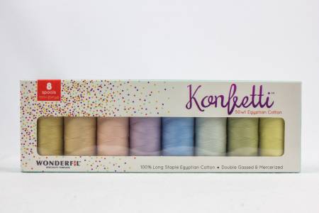 Wonderfil Konfetti Iced Pastels Thread Set KTB-04ICPSTL
