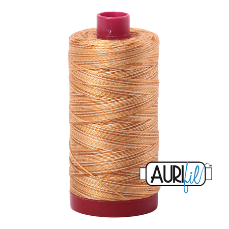 4150 Creme Brule  - Aurifil 12wt Variegated Thread 383yd