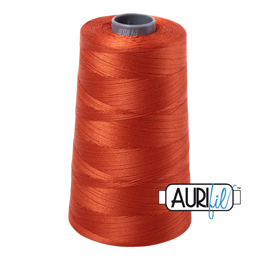 2240 Rusty Orange  - Aurifil 28wt Thread 3609yd