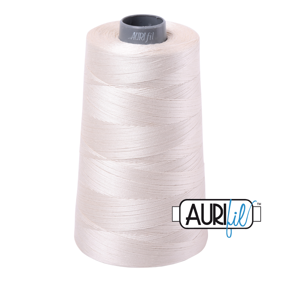 2309 Silver White  - Aurifil 28wt Thread 3609yd