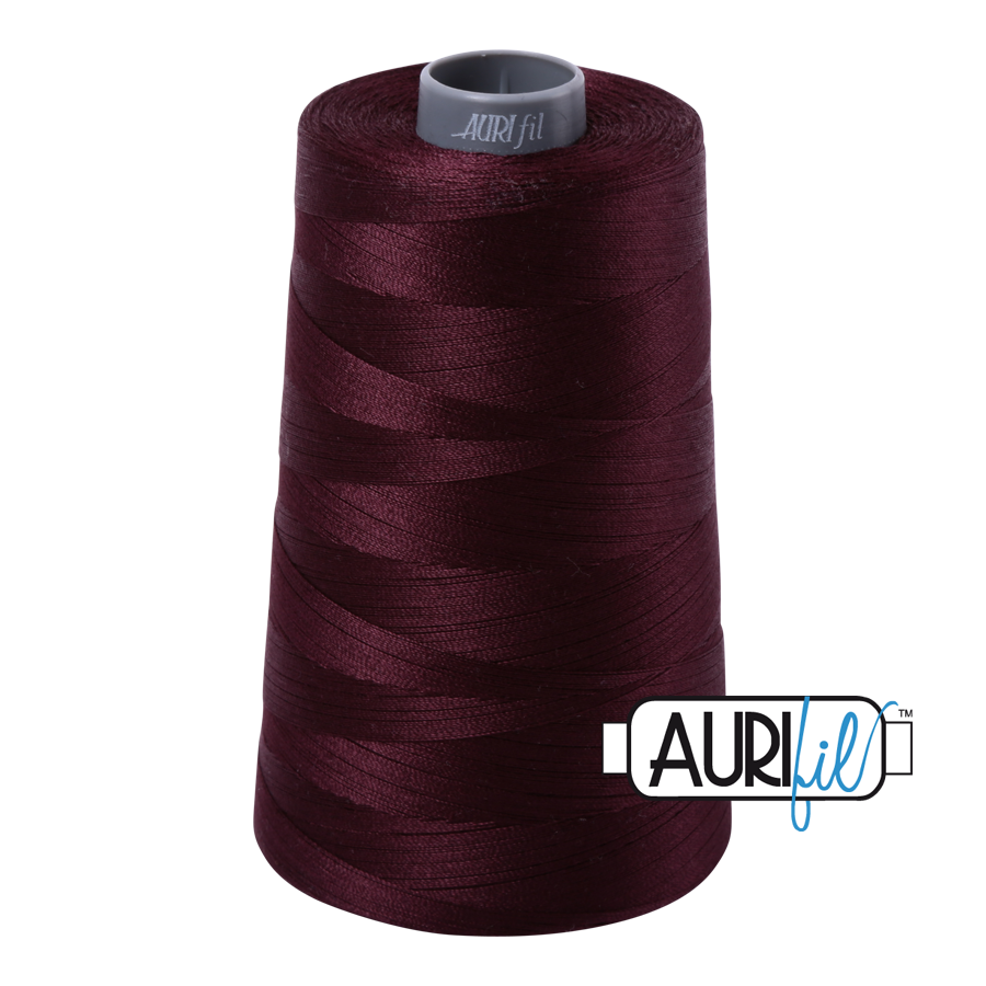 2465 Dark Burgundy  - Aurifil 28wt Thread 3609yd
