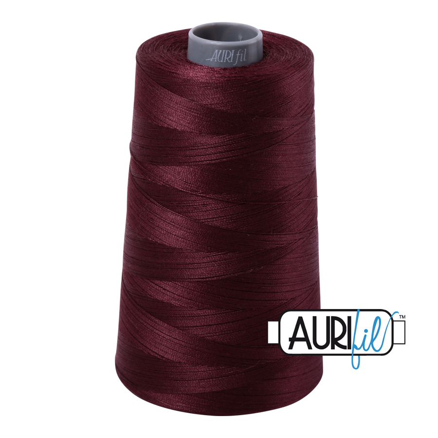 2468 Dark Wine  - Aurifil 28wt Thread 3609yd