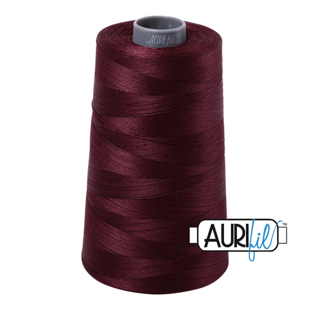 2468 Dark Wine  - Aurifil 28wt Thread 3609yd