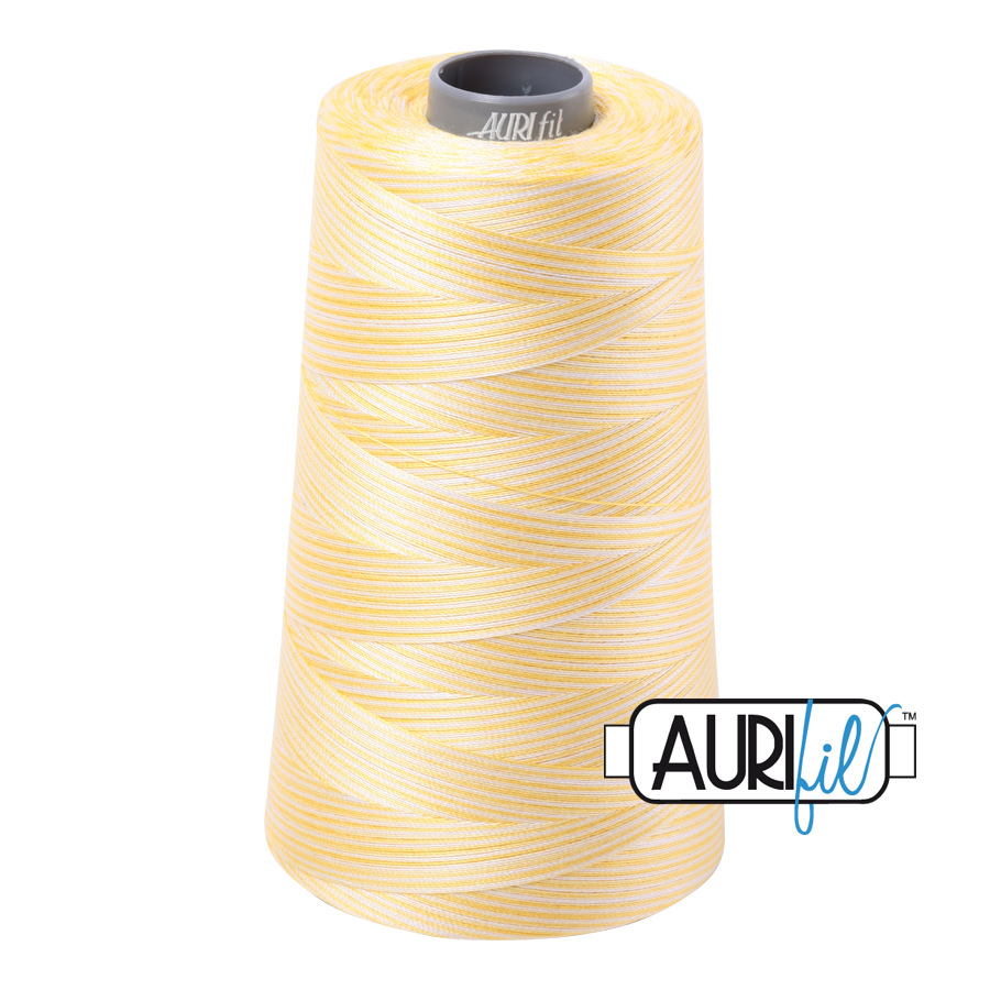 3910 Lemon Ice  - Aurifil 28wt Variegated Thread 3609yd