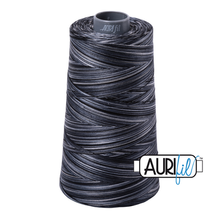 4665 Graphite  - Aurifil 28wt Variegated Thread 3609yd