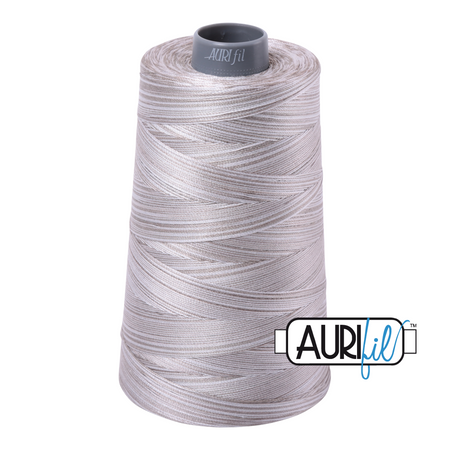 4670 Silver Fox  - Aurifil 28wt Variegated Thread 3609yd