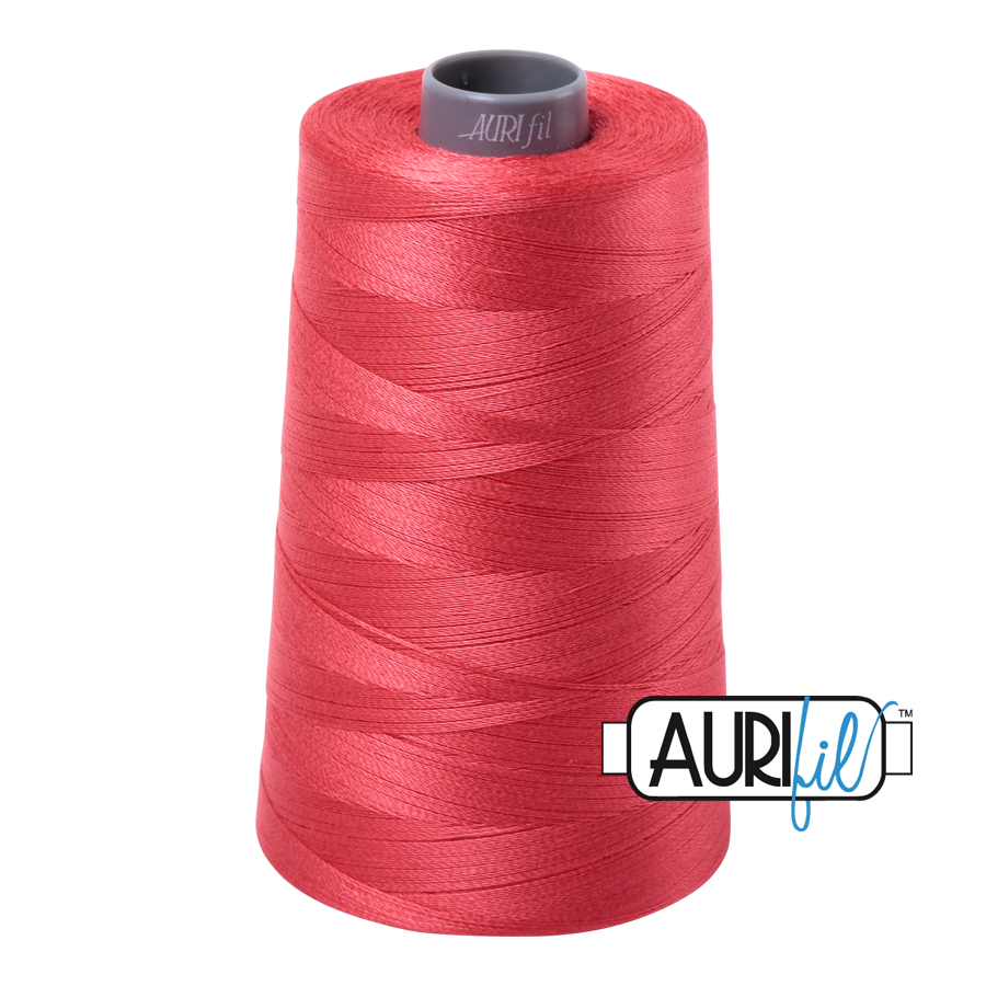 5002 Medium Red  - Aurifil 28wt Thread 3609yd