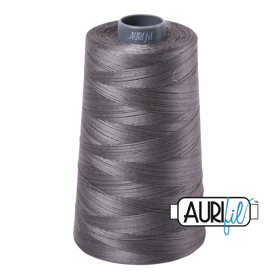 5004 Grey Smoke  - Aurifil 28wt Thread 3609yd