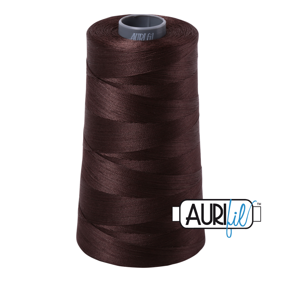 5024 Dark Brown  - Aurifil 28wt Thread 3609yd