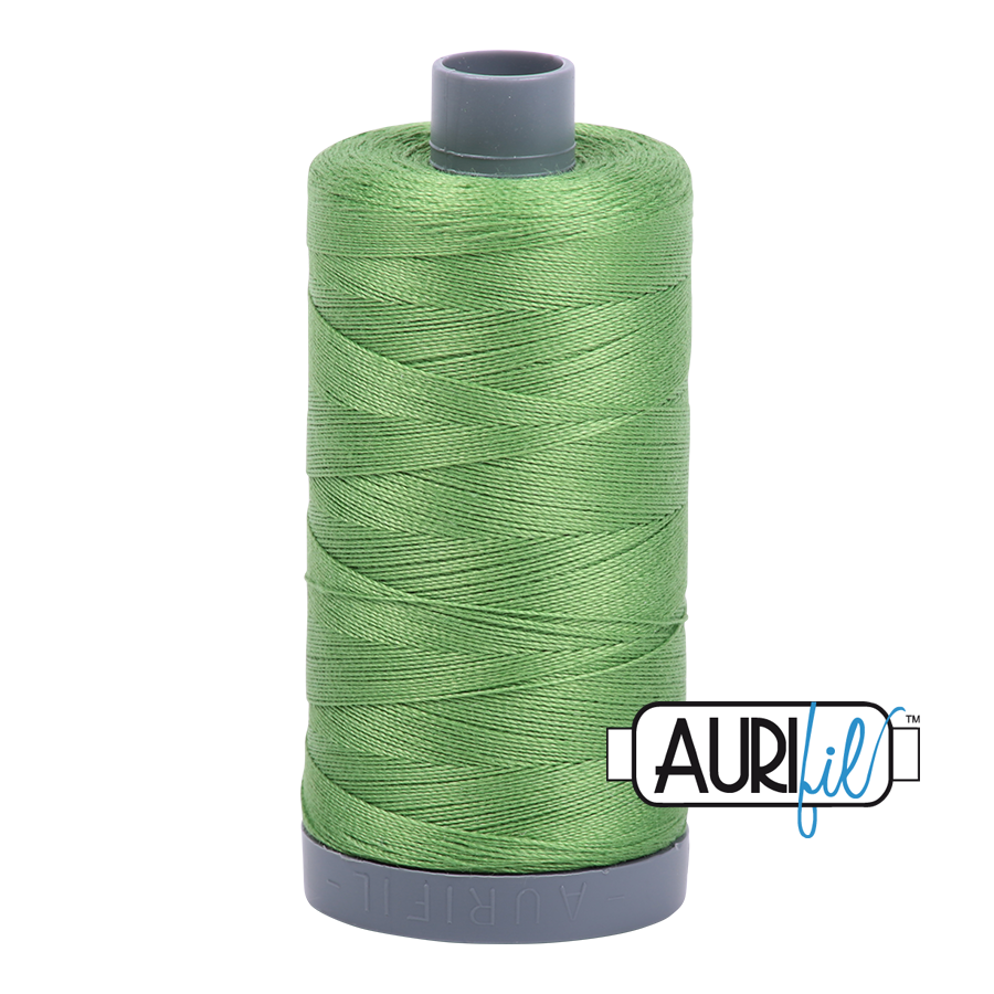1114 Grass Green  - Aurifil 28wt Thread 820yd Spool