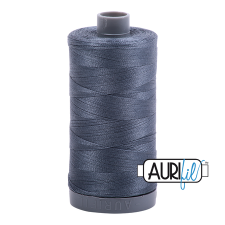1158 Medium Grey  - Aurifil 28wt Thread 820yd Spool