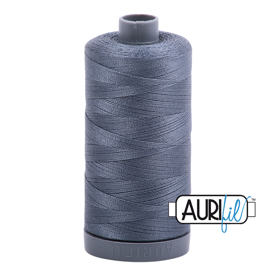 1246 Grey  - Aurifil 28wt Thread 820yd Spool