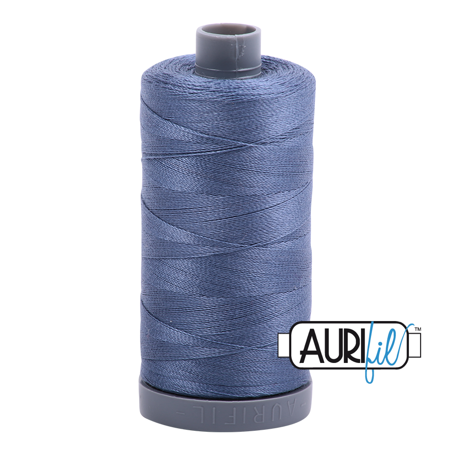 1248 Grey Blue  - Aurifil 28wt Thread 820yd Spool