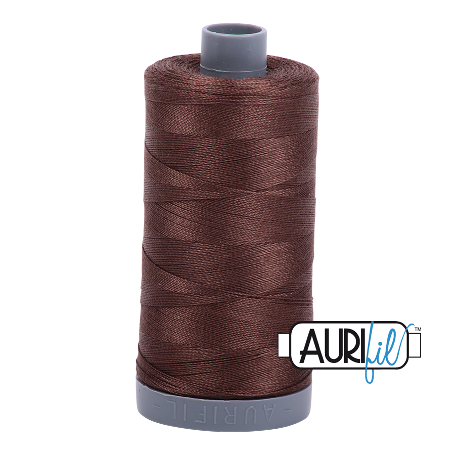 1285 Medium Bark  - Aurifil 28wt Thread 820yd Spool