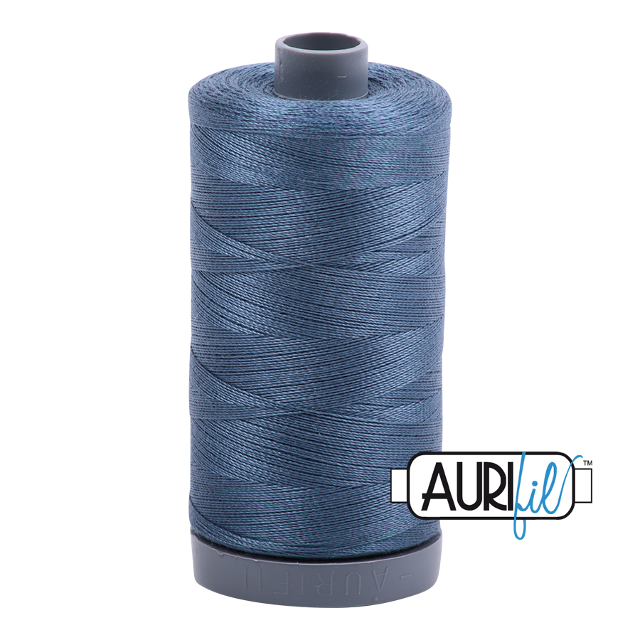 1310 Medium Blue Grey  - Aurifil 28wt Thread 820yd Spool