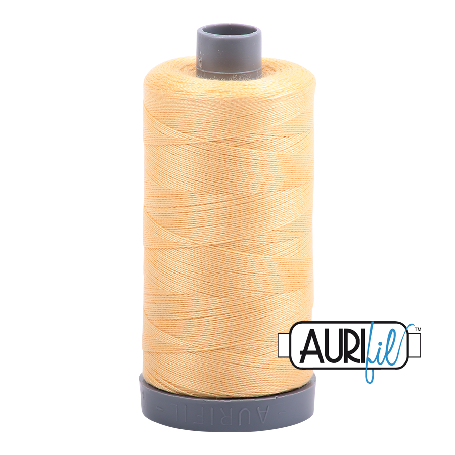 2130 Medium Butter  - Aurifil 28wt Thread 820yd Spool