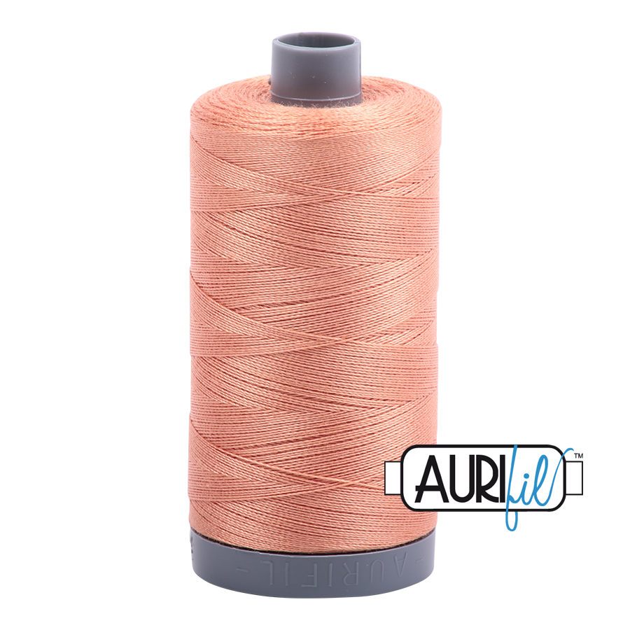 2215 Peach  - Aurifil 28wt Thread 820yd Spool