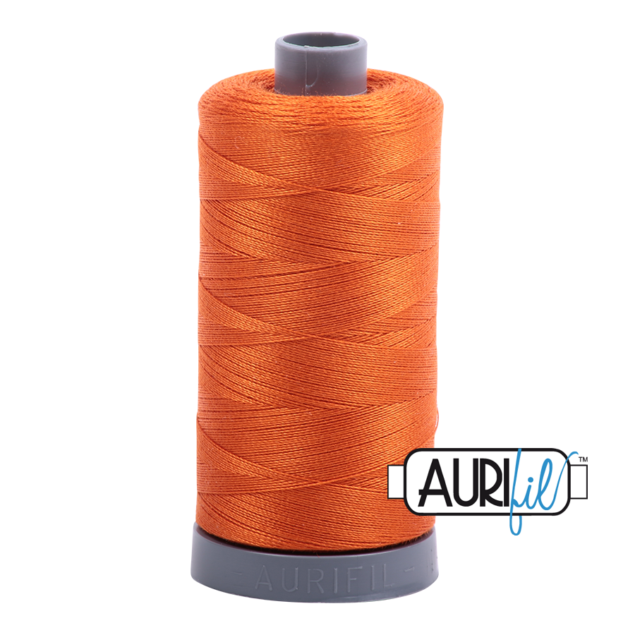 2235 Orange  - Aurifil 28wt Thread 820yd Spool