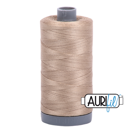 2325 Linen  - Aurifil 28wt Thread 820yd Spool