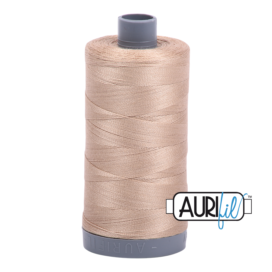 2326 Sand  - Aurifil 28wt Thread 820yd Spool