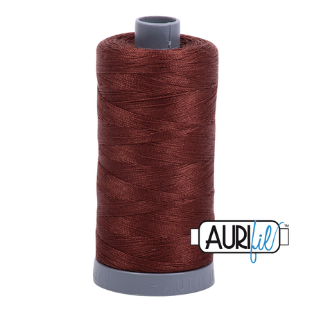 2360 Chocolate  - Aurifil 28wt Thread 820yd Spool