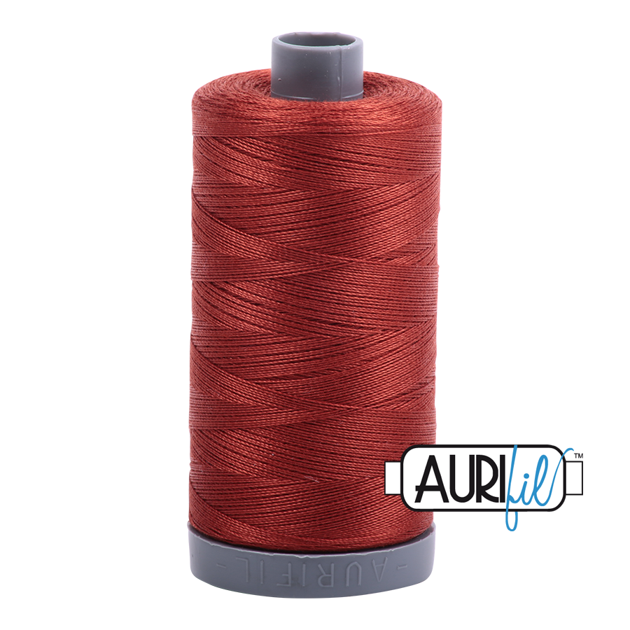 2385 Terracotta  - Aurifil 28wt Thread 820yd