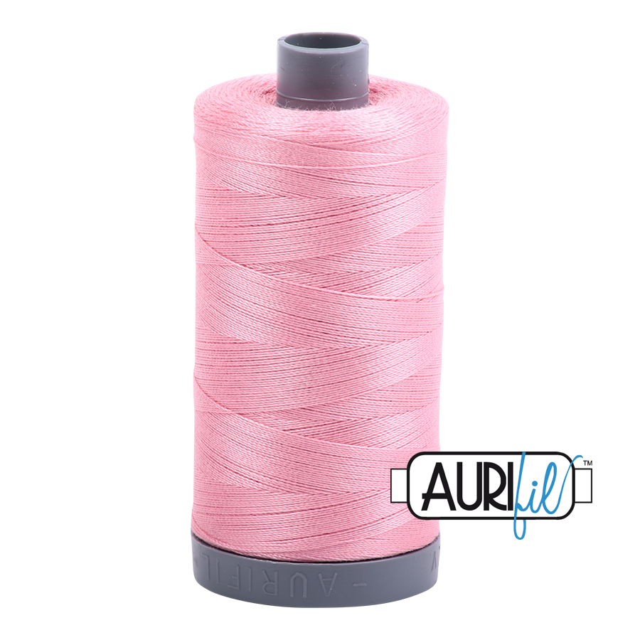 2425 Bright Pink  - Aurifil 28wt Thread 820yd Spool
