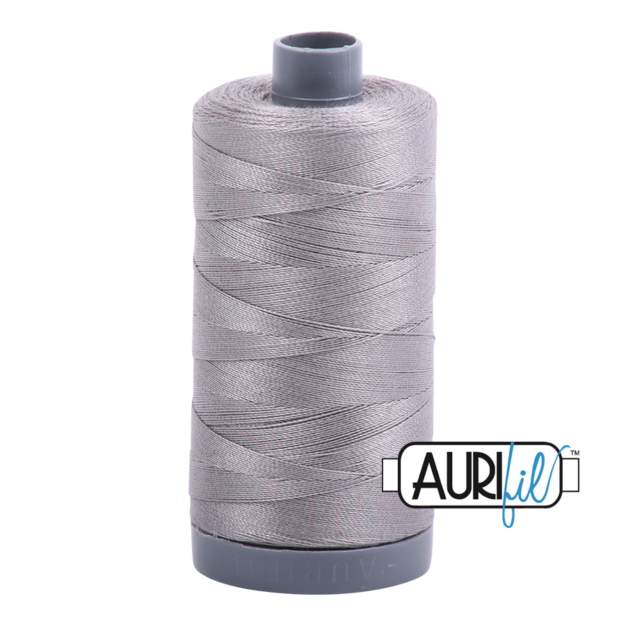 2620 Stainless Steel  - Aurifil 28wt Thread 820yd