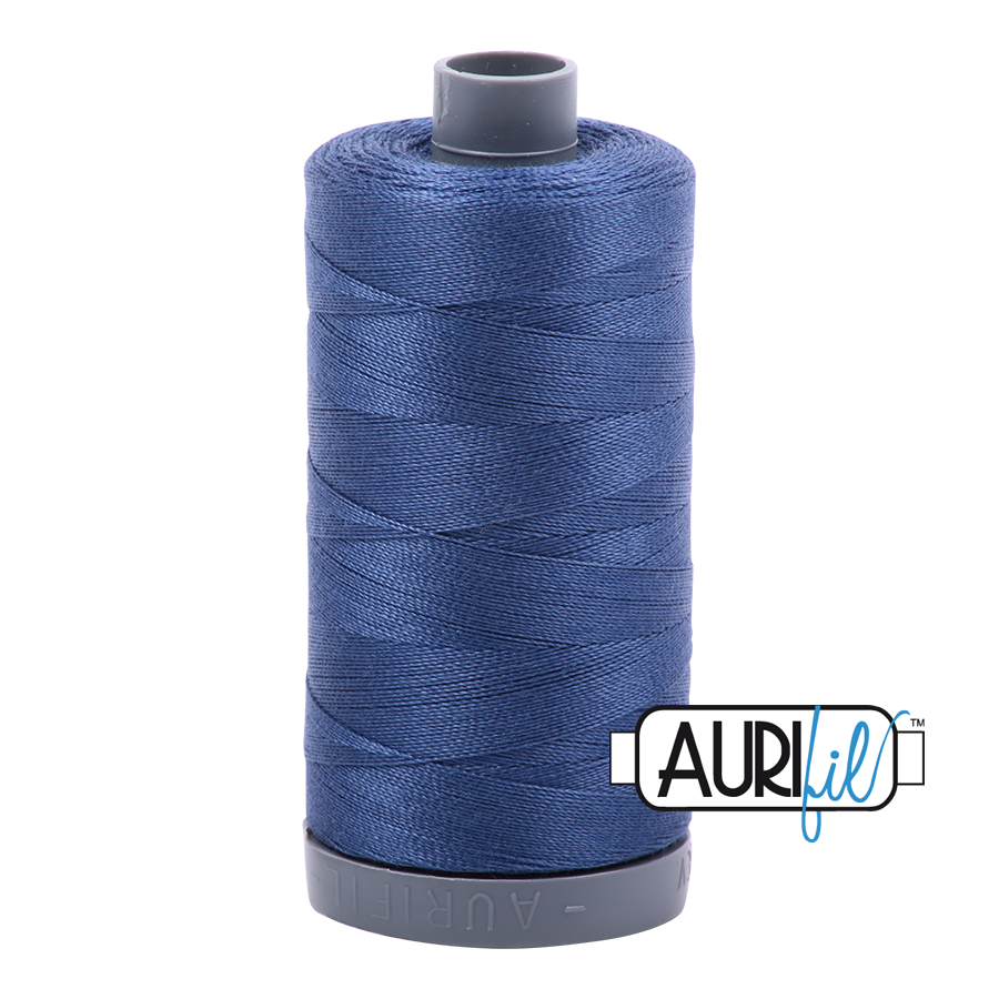 2775 Steel Blue  - Aurifil 28wt Thread 820yd Spool